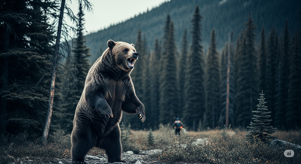 Bear attack