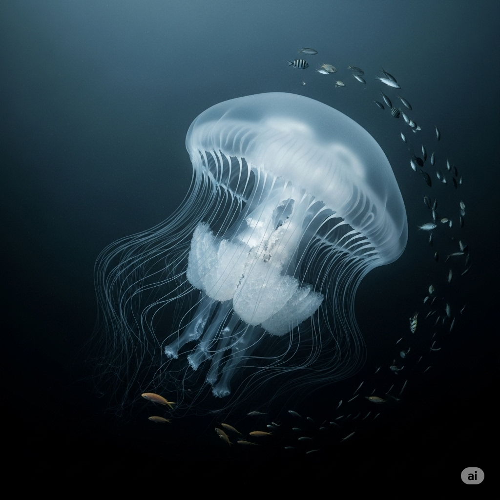 Medusa fantasma gigante